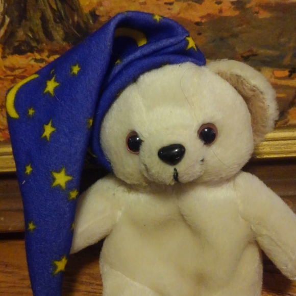 ✨ Vintage y2k 2001 Snuggle Bear 🐻 Plush Wizard - Picture 3 of 9